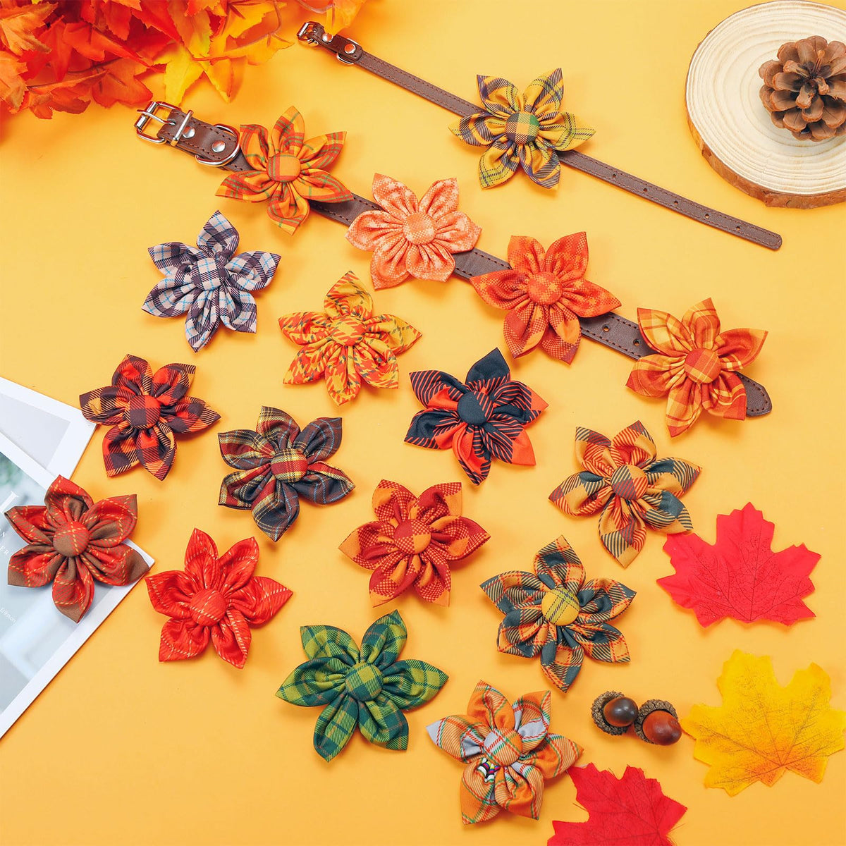 60 Pcs Fall Dog Collar O824645
