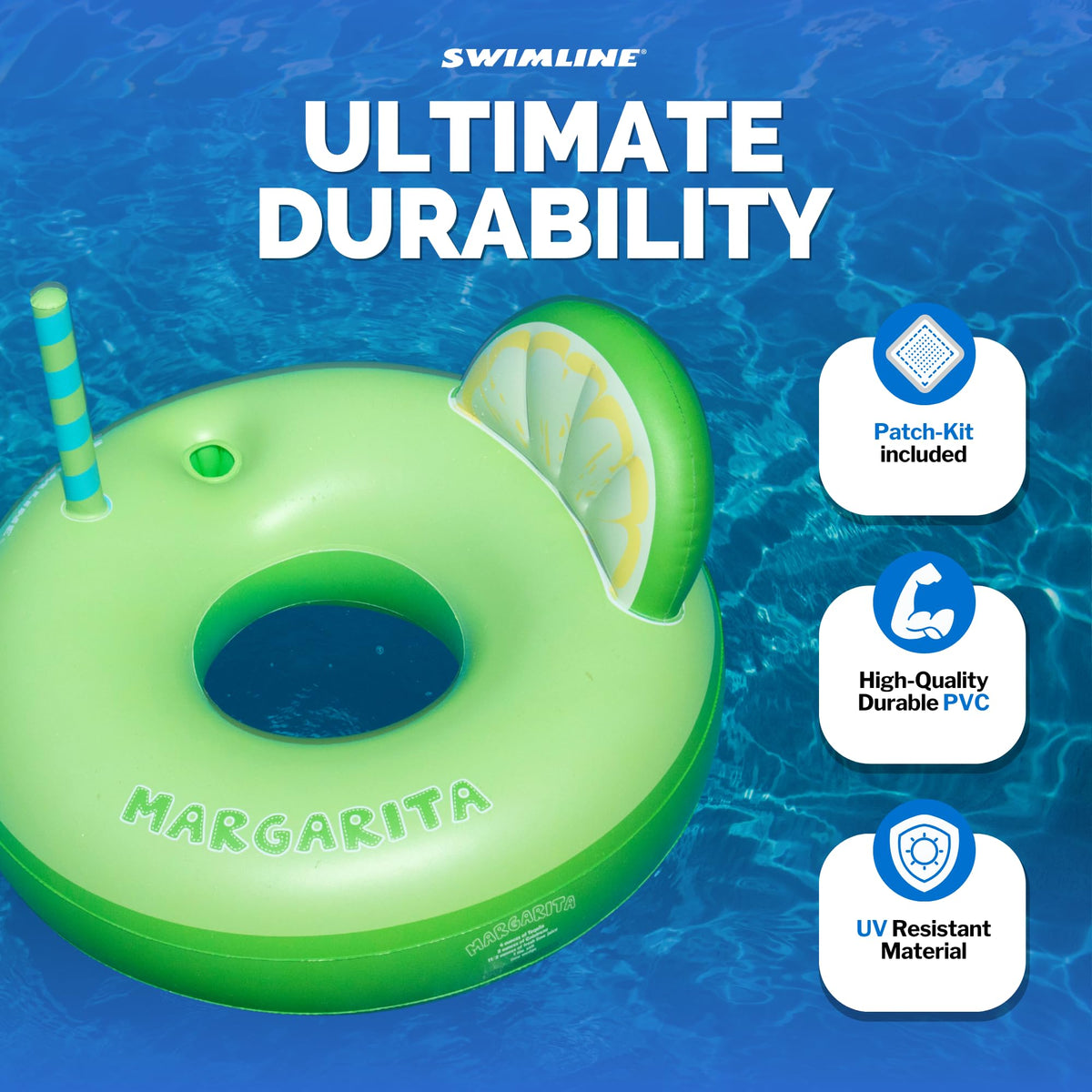 Inflatable Vinyl Pool Ring M8618