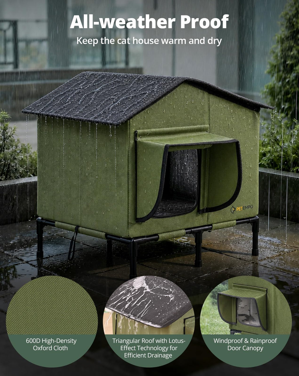Heated Cat House P48573