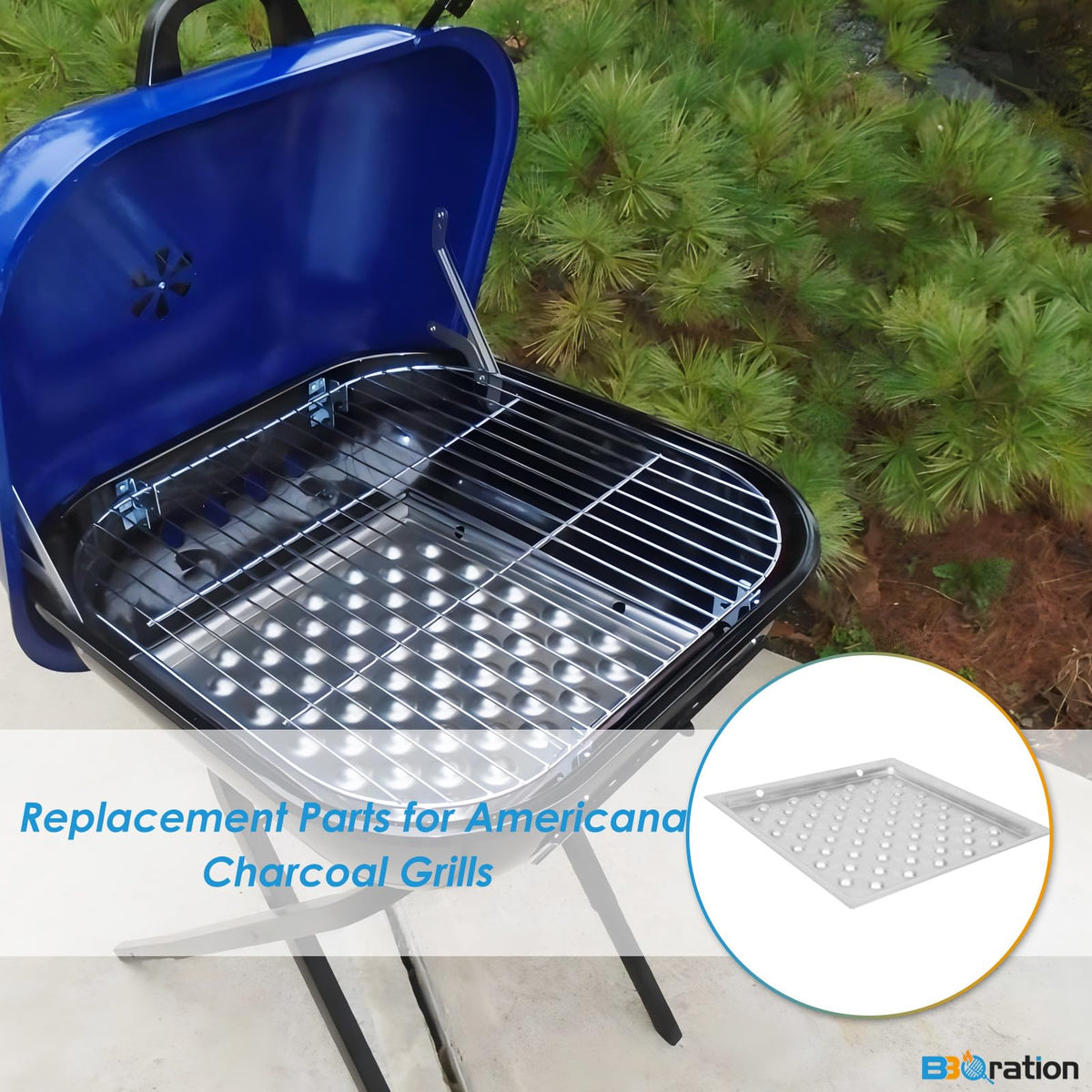 Charcoal Grill Ash Pan Replacement Parts U65011