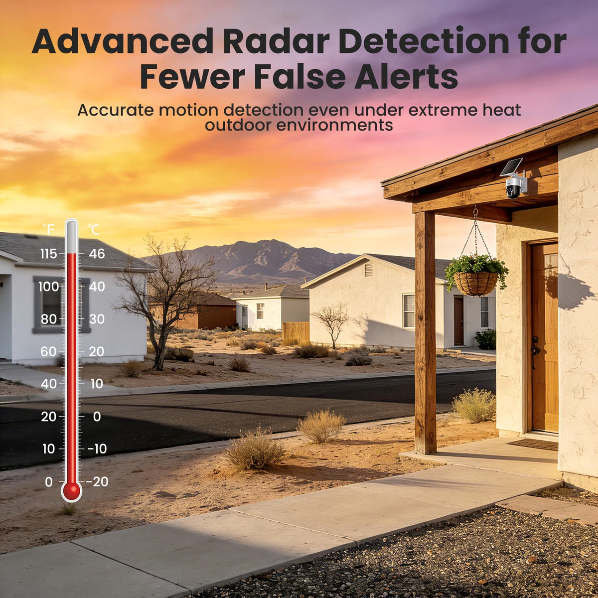 4K Solar Security Cameras Wireless Outdoor System 4-Cam Kit M341