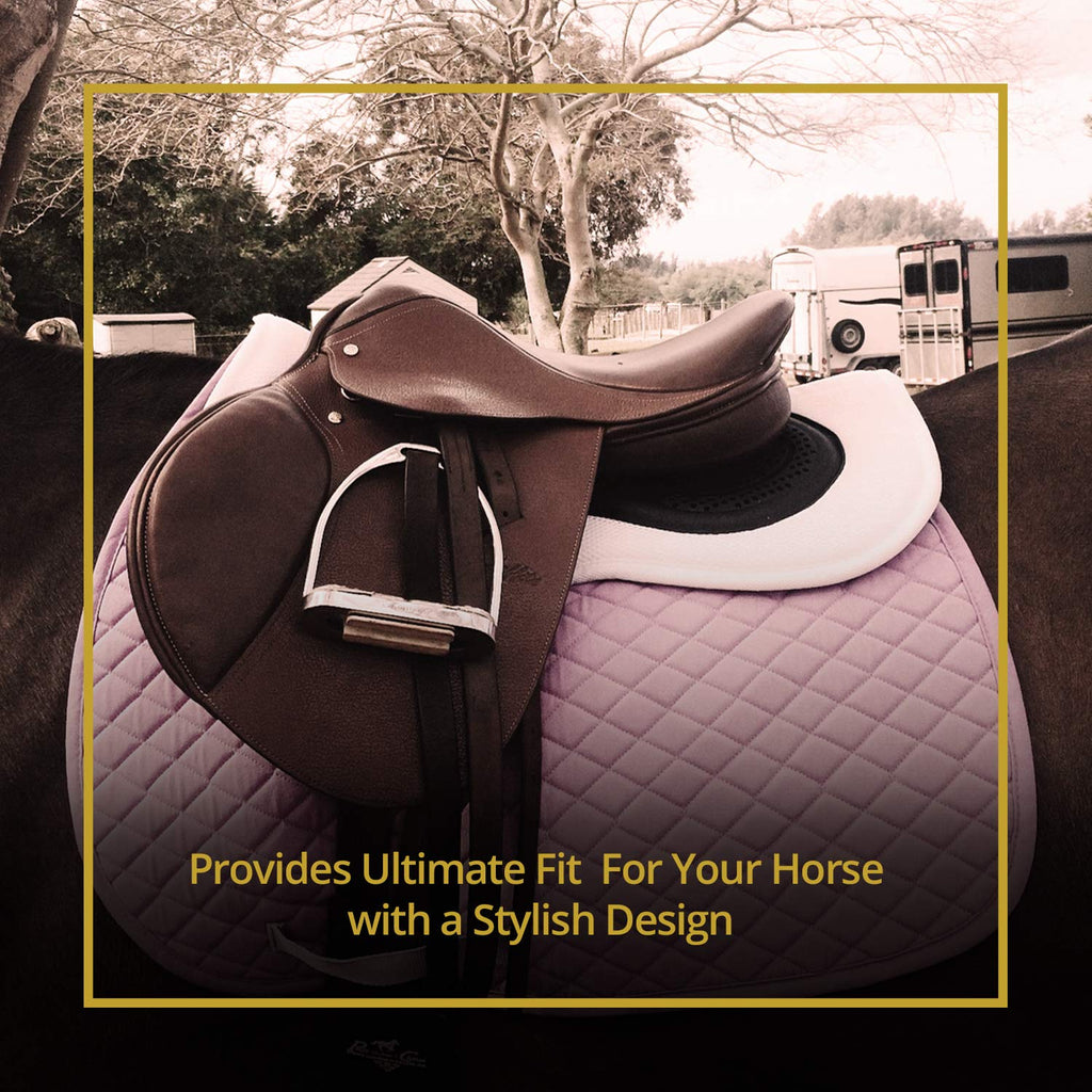 3D Air-Mesh Half Pad English Saddle K978