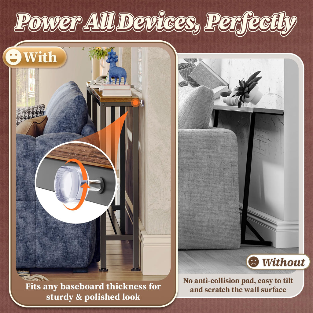 70.8 Inch Console Table with Charging Station B736