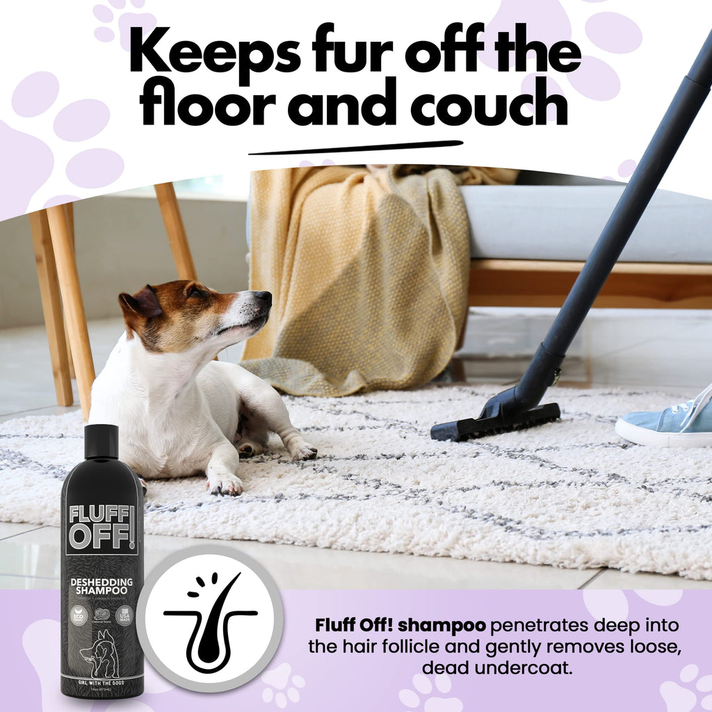 Natural Deshedding Dog & Cat Shampoo P4905