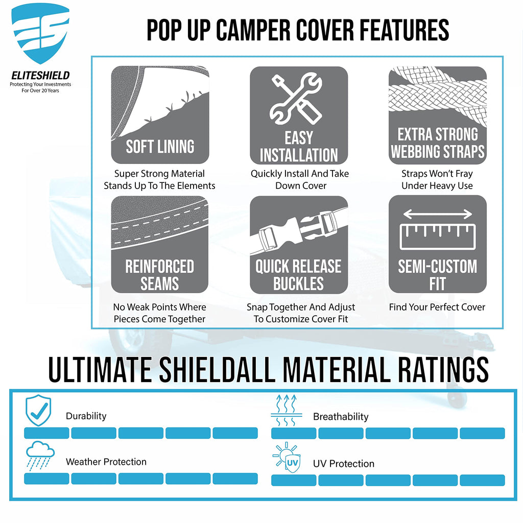 14-16ft Pop Up Camper Cover O45850