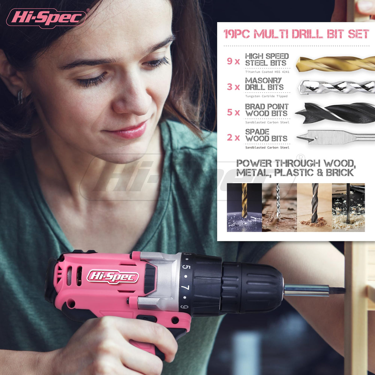 18V Cordless Drill Tool Set N584003