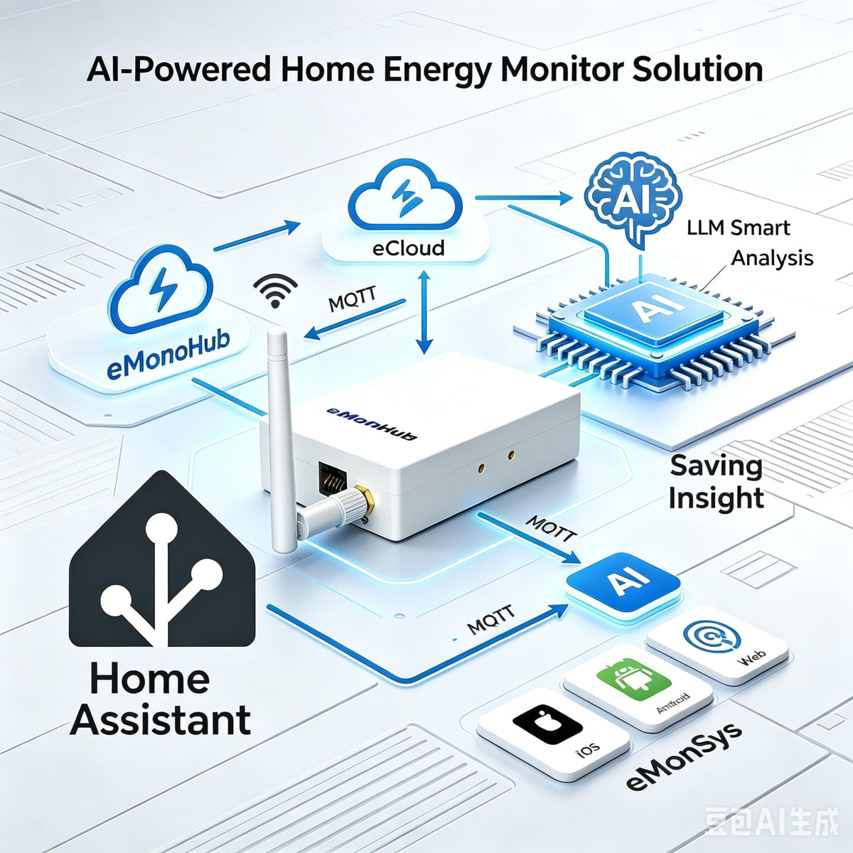 Real Time Electricity Usage Monitor D2646