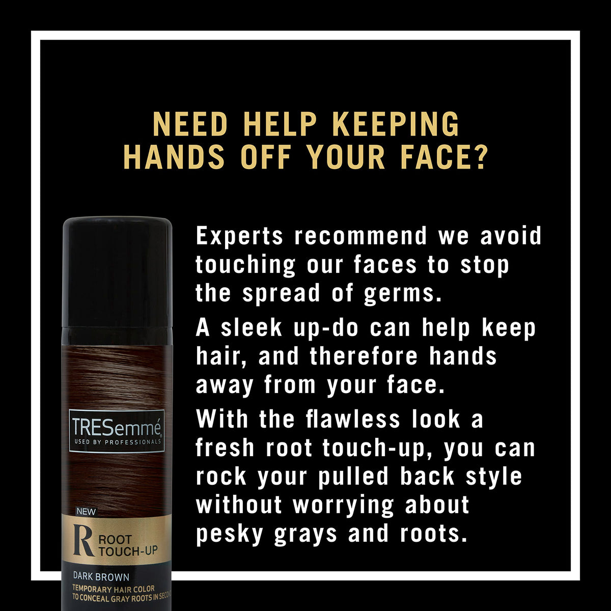 Temporary Dark Brown Root Touch-Up Spray 2.5 oz Q15289