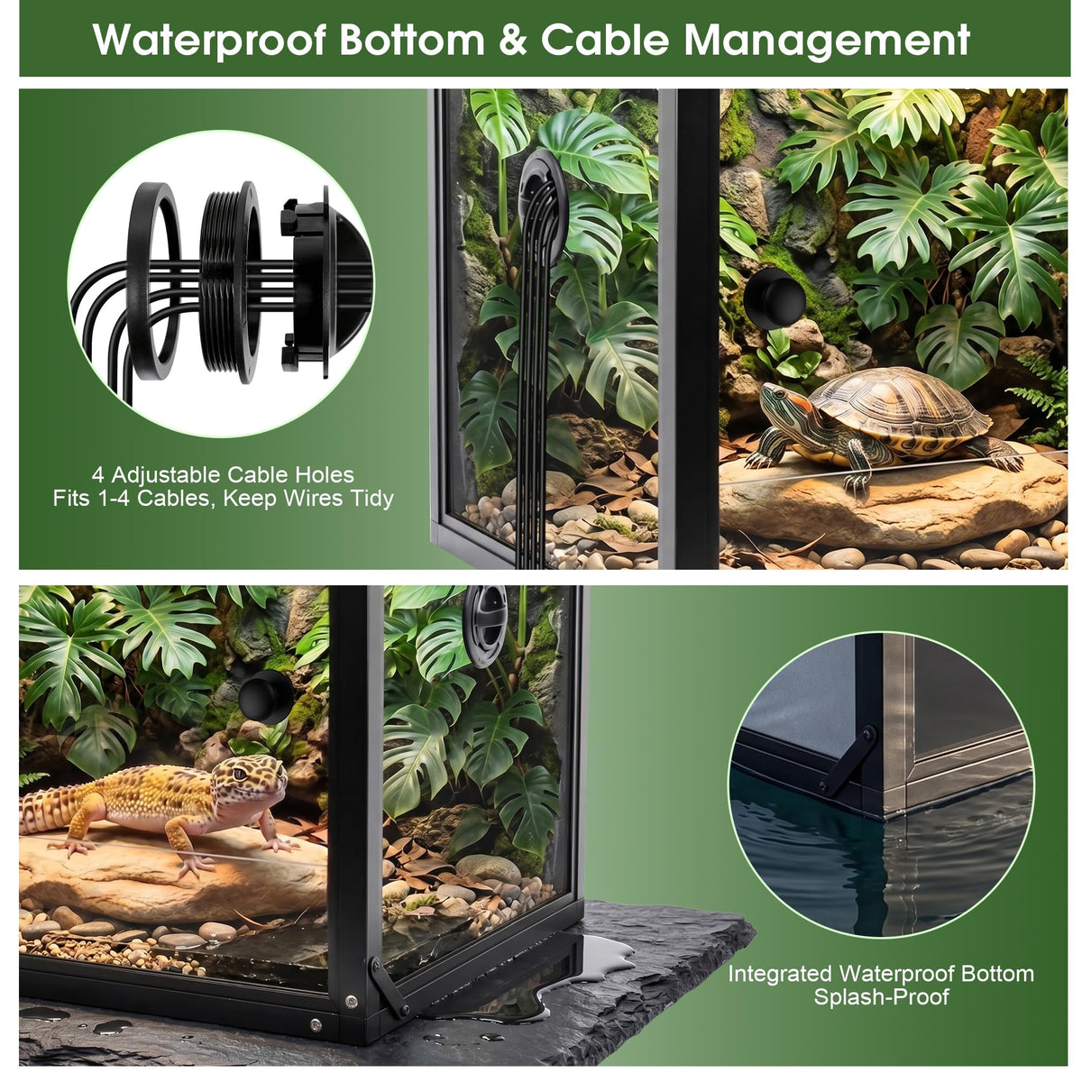 50 Gallon Front Opening Reptile Tank R917254