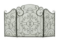 Metal 3 Panel Fireplace Screen Q17495