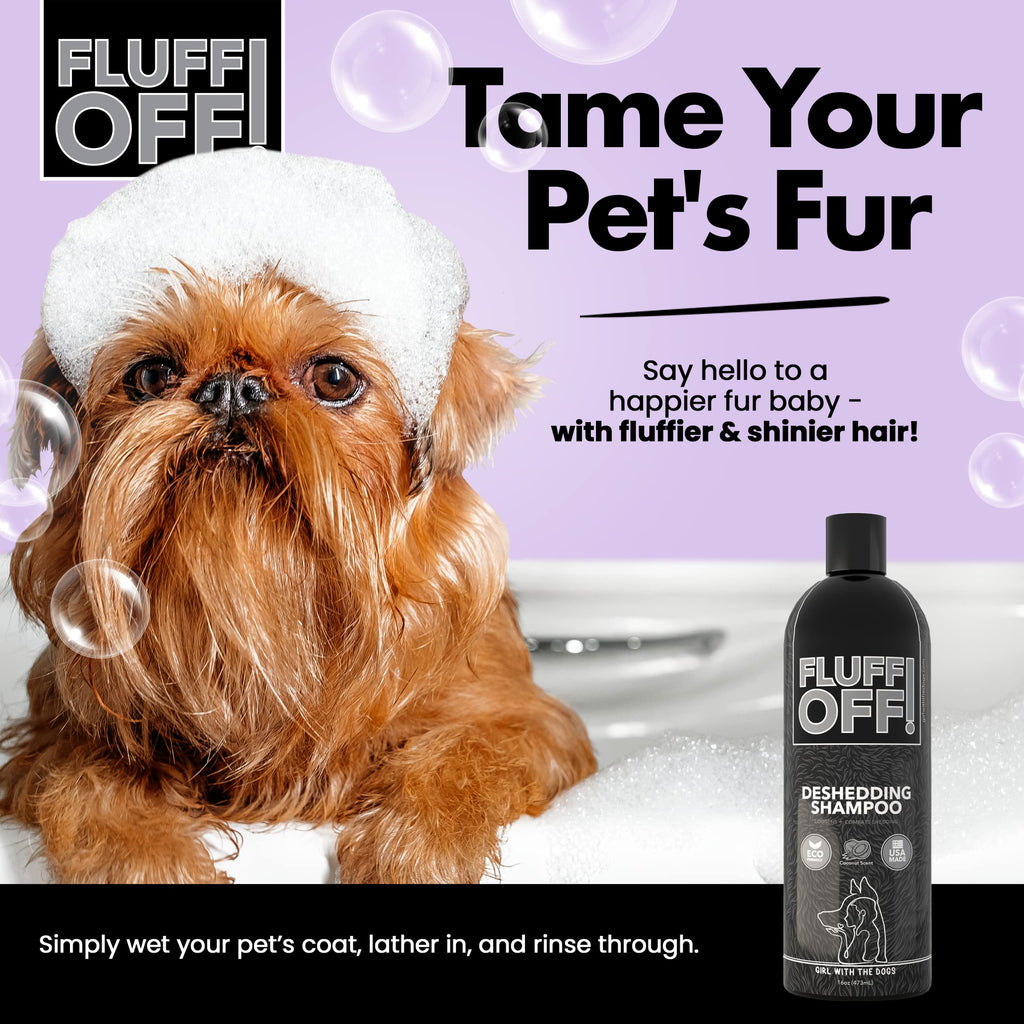 Natural Deshedding Dog & Cat Shampoo P4905