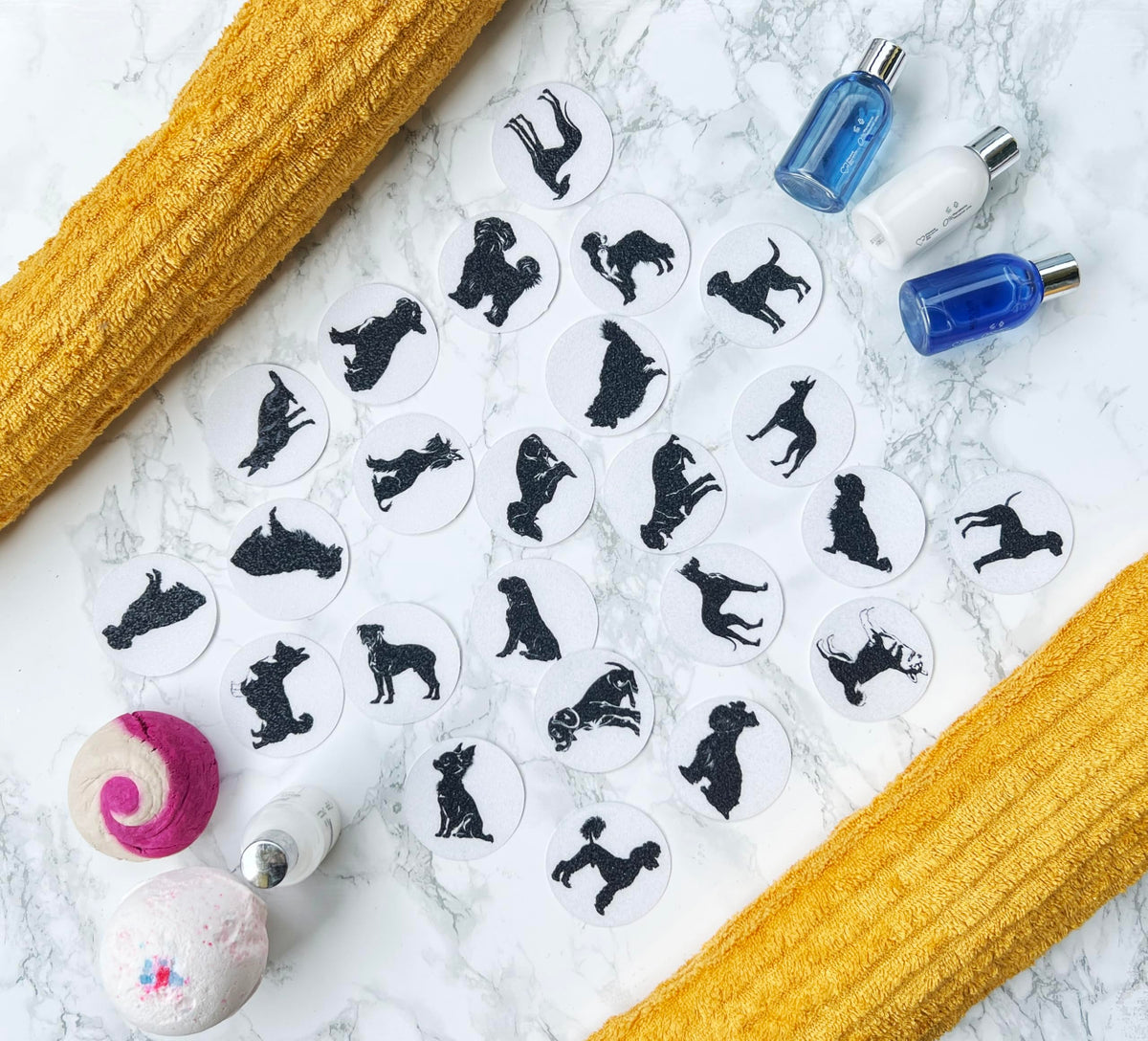 24 PCS Non Slip Bathtub Stickers K1470